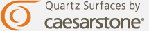 Quartz Surfaces by caesarstone logo image brochure link